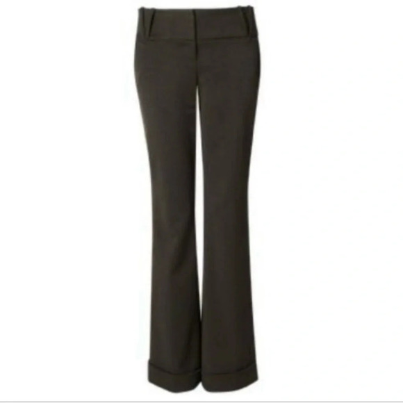 Ricki’s Trousers Flare Leg  Relaxed Fit Mid Rise Charcoal Grey Pants Size 2 NWT - Picture 1 of 16